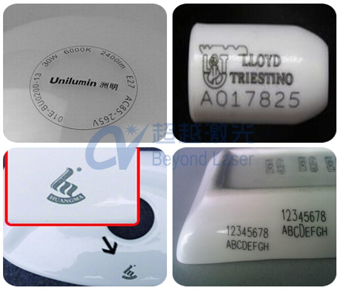 激光打標機應用于陶瓷衛(wèi)浴上