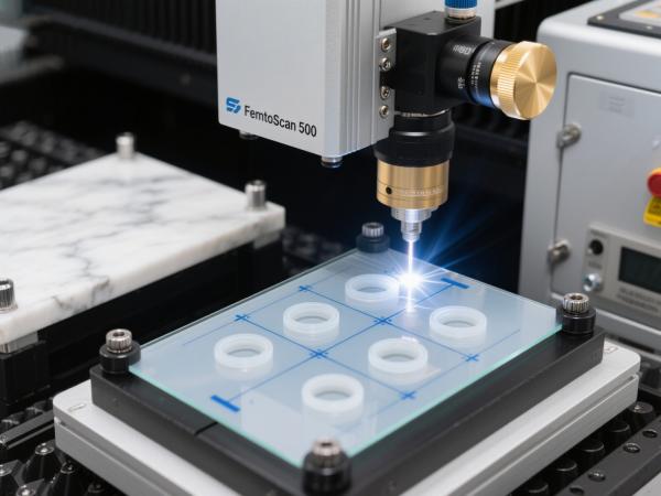 飛秒激光鉆孔設備：賦能醫(yī)療微流控芯片薄膜微孔量產加工